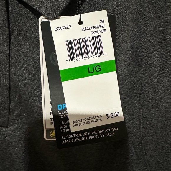 Women’s Vneck golf sleeveless shirt. Charcoal grey size sm, med, large. - Picture 4 of 6